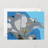 Lily digitale kunstkaart briefkaart (Voorkant / Achterkant)