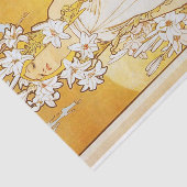 Lily door Alphonse Mucha Tissuepapier (Detail)