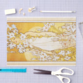 Lily door Alphonse Mucha Tissuepapier (Craft)