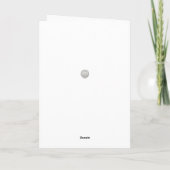 Lily Dream flower Happy 27-jarige kaart (Achterkant)
