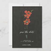 Lily Dutch Master Painting Flat Save The Date Kaar