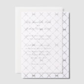 Lily eenvoudige klassieke elegante bruiloft vellum uitnodigingen (Offset (Uitnodiging))