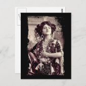 Lily Elsie als de Merry weduwe Briefkaart (Voorkant / Achterkant)