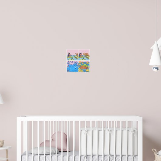 Lily en Capybara stripverhaal Poster (Kinderkamer 2)