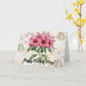 Lily en Duif Moederdagkaart Kaart (Gele Bloem)