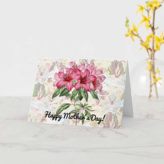 Lily en Duif Moederdagkaart Kaart (Gele Bloem)