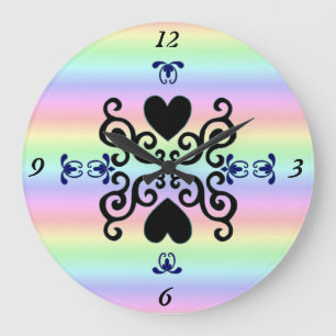 Lily en Heart op regenboog Grote Klok