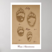Lily en Hope Paw Print (Voorkant)