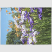 Lily en Iris Garden Poster Tissuepapier (Voorkant)