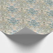 Lily en Pomegranate  Floral Art Design Cadeaupapier (Hoek)