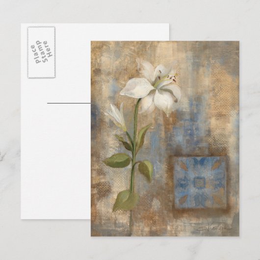 Lily en Tegel Briefkaart (Voorkant / Achterkant)