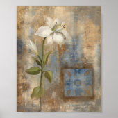 Lily en Tegel Poster (Voorkant)