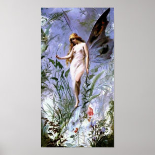 Lily Fairy  Fine Art van Luis Falero Print