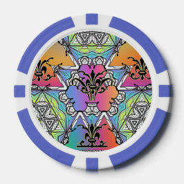 Lily Fleur Poker Chips