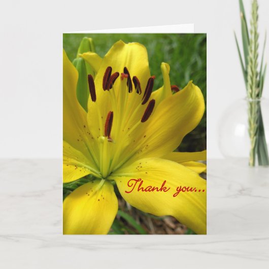 Lily Floral bedankt (Voorkant)