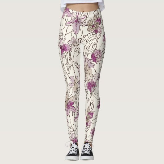 Lily Floral Legging (Voorkant)