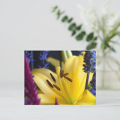 Lily Flower Arrangement Briefkaart (Staand voorkant)