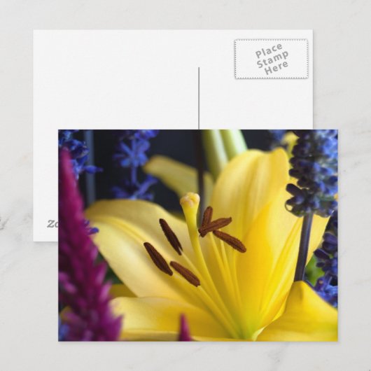 Lily Flower Arrangement Briefkaart (Voorkant / Achterkant)