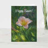  Lily Flower Art PaasKaart Kaart (Voorkant)