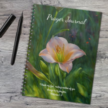  Lily Flower Art Prayer Journal