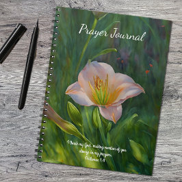  Lily Flower Art Prayer Journal Notitieboek