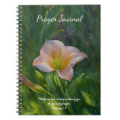  Lily Flower Art Prayer Journal Notitieboek (Voorkant)