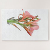 Lily Flower Botanical Art Legpuzzel (Horizontaal)