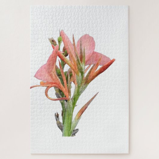 Lily Flower Botanical Art Legpuzzel (Verticaal)