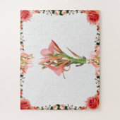 Lily Flower Botanical Art Legpuzzel (Verticaal)