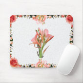 Lily Flower Botanical Art Muismat (Met muis)