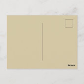 Lily Flower  Botanical Sketch Briefkaart (Achterkant)