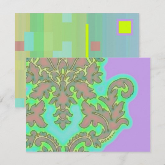 Lily Flower Briefkaart (Voorkant / Achterkant)