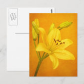 Lily Flower Briefkaart (Voorkant / Achterkant)