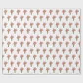 Lily Flower Cadeaupapier (Vlak)