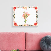 Lily Flower Canvas Afdruk (Insitu (Woonkamer))