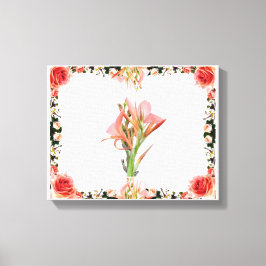 Lily Flower Canvas Afdruk