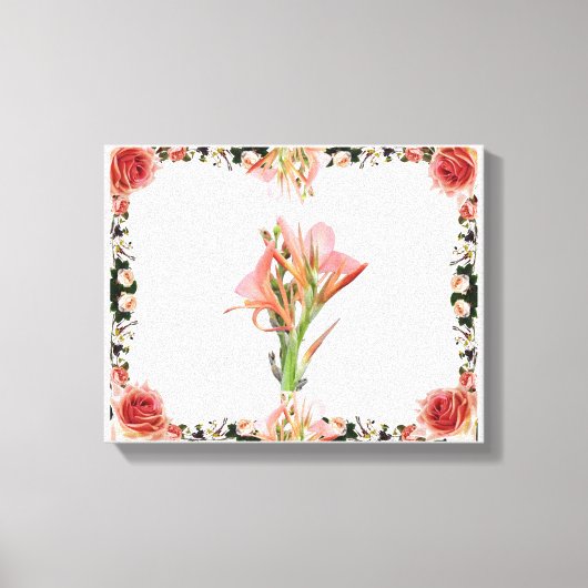 Lily Flower Canvas Afdruk (Voorkant)