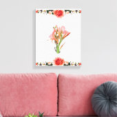 Lily Flower Canvas Afdruk (Insitu (Woonkamer))