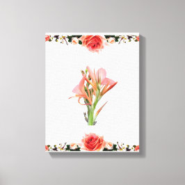 Lily Flower Canvas Afdruk