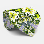 Lily Flower Design for Stropdas (Opgerold)