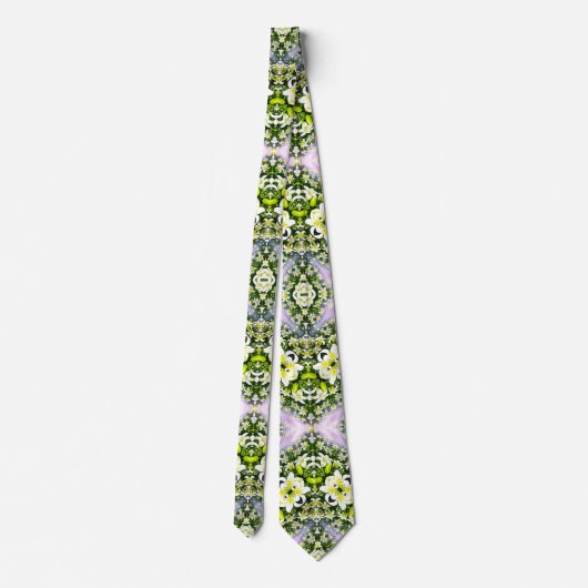 Lily Flower Design for Stropdas (Achterkant)