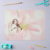 Lily Flower en Angel Gift Tissue Paper Tissuepapier (Craft)