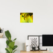 Lily Flower Fantasy Floral Abstract Poster (Thuiskantoor)