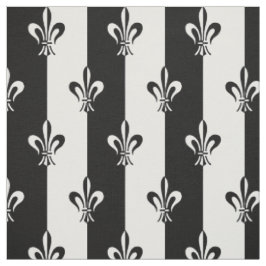 Lily Flower Fleur De Lis Pattern Stof