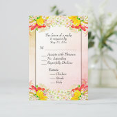 Lily Flower Garden RSVP w Entree Choice (Staand voorkant)