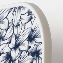 Lily Flower Ink Sketched Pattern