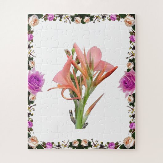 Lily Flower Legpuzzel (Verticaal)