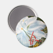 Lily Flower Magnet (Voorkant / Achterkant)