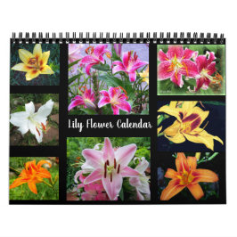 Lily Flower Photography Kalender