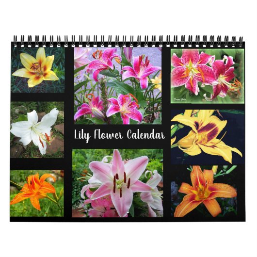Lily Flower Photography Kalender (Hoes)